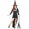 Fun World Accessories Witch Broom Vintage Orange