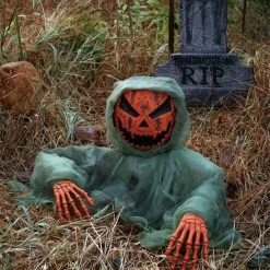 Fun World Grave Breaker Pumpkin Prop