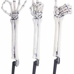 Fun World Grave Breaker Arms Peace Thumb Skeleton