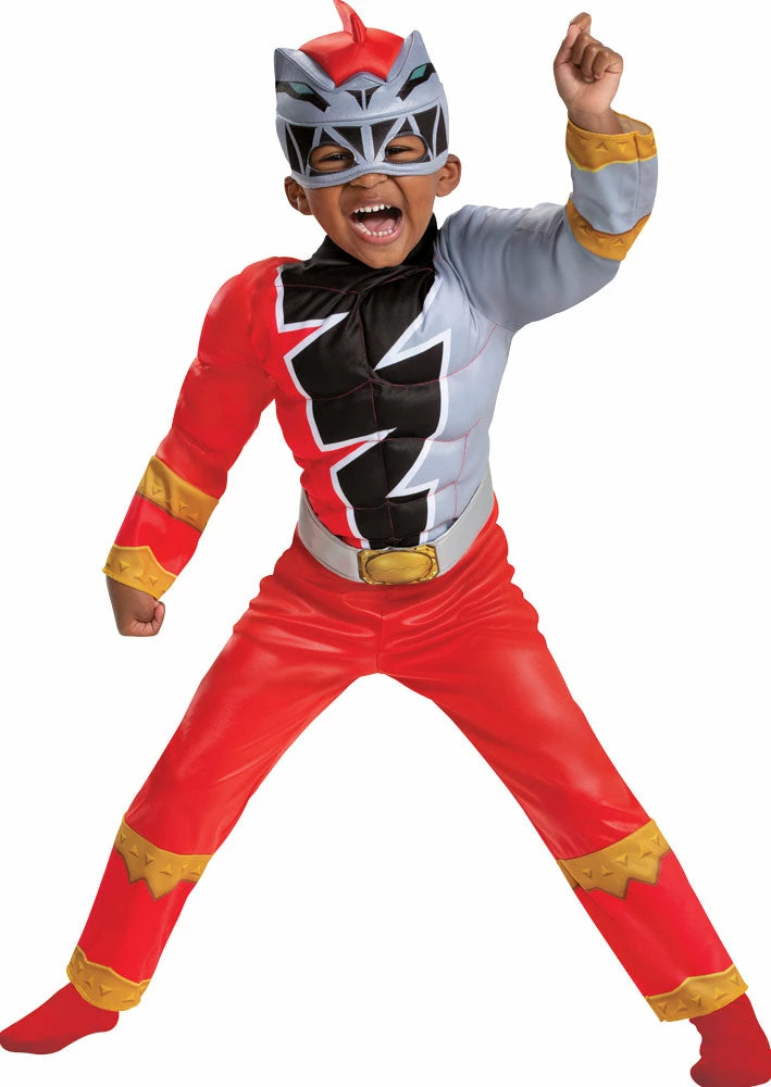 Disguise Boy's Red Ranger Dino Fury Child Costume Costumes 3 Disguise Boy's Red Ranger Dino Fury Child Costume Costumes