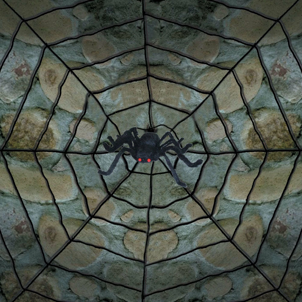 Sunstar Decorations & Props Giant Spider Web With Spider 3 Sunstar Decorations & Props Giant Spider Web With Spider