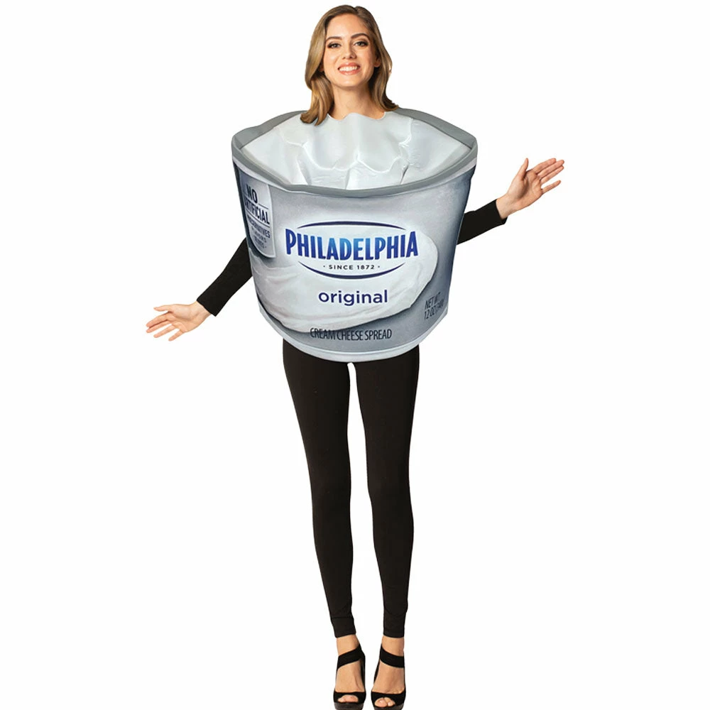 Rasta Imposta Costumes Kraft Philadelphia Cream Cheese Adult Costume 3 Rasta Imposta Costumes Kraft Philadelphia Cream Cheese Adult Costume