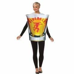 Rasta Imposta Fireball Shot Glass Adult Unisex Costume Costumes
