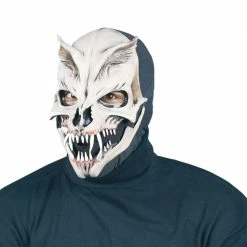 Zagone Studios Fatal Fantasy, Animal Bone Alien Skull Monster Latex Face Mask Masks