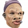 Zagone Studios Le Roy, Old Man Latex Face Mask With Attached Knit Hat