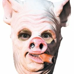 Distortions Masks Pig Out Pig With Cigar Mask