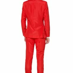 Suitmeister Solid Bright Red Men's Suit
