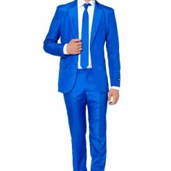 Suitmeister Suits & Blazers Solid Bright Blue Men's Suit