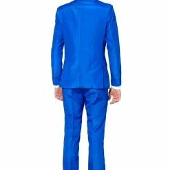 Suitmeister Suits & Blazers Solid Bright Blue Men's Suit