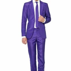 Suitmeister Solid Bright Purple Men's Suit