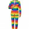 Suitmeister Suits & Blazers Rainbow Pride Patterned Men's Suit 2 Suitmeister Suits & Blazers Rainbow Pride Patterned Men's Suit