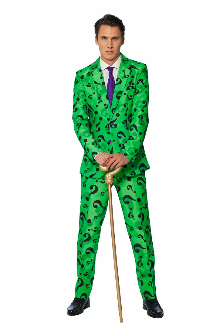 Suitmeister Suits & Blazers The Riddler Patterned Men's Suit 3 Suitmeister Suits & Blazers The Riddler Patterned Men's Suit