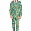 Suitmeister Retro Psychedelic 90’s Funky Patterned Men's Suit Suits & Blazers