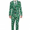 Suitmeister Cannabis Patterned Men's Suit