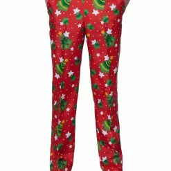 Suitmeister Christmas Trees & Stars Patterned Men's Suit Suits & Blazers