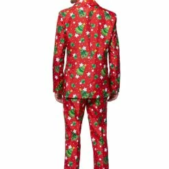 Suitmeister Christmas Trees & Stars Patterned Men's Suit Suits & Blazers