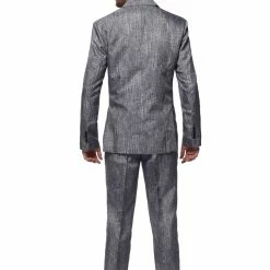 Suitmeister 20's Gangster Grey Men's Suit With Cap And Waistcoat