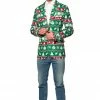 Suitmeister Suits & Blazers Christmas Green Nordic Jacket Patterned Men's Jacket