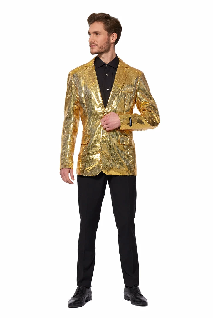 Suitmeister Suits & Blazers Sequins Gold Men's Jacket 4 Suitmeister Suits & Blazers Sequins Gold Men's Jacket