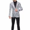 Suitmeister Sequins Silver Men's Jacket 2 Suitmeister Sequins Silver Men's Jacket