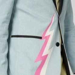 OppoSuits Deluxe Retro - Bolt - Frisky Blue