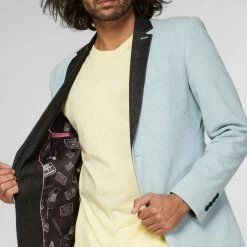 OppoSuits Deluxe Retro - Bolt - Frisky Blue