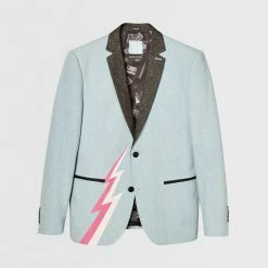 OppoSuits Deluxe Retro - Bolt - Frisky Blue