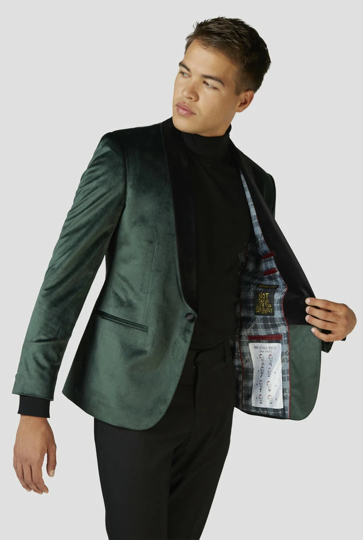 OppoSuits Deluxe Dinner Jacket Rich Green Men’s Suits & Blazers 7 OppoSuits Deluxe Dinner Jacket Rich Green Men’s Suits & Blazers