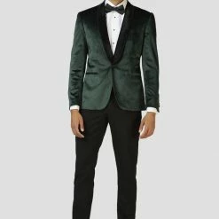 OppoSuits Deluxe Dinner Jacket Rich Green Men’s Suits & Blazers