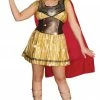 Dreamgirl Costumes Women's Plus Size Golden Gladiator Costume XL