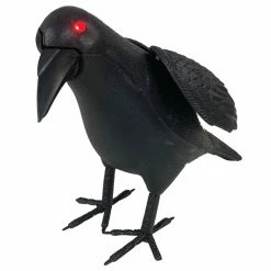 Sunstar Decorations & Props Animated Raven Black Decor Prop