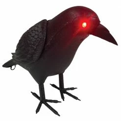 Sunstar Decorations & Props Animated Raven Black Decor Prop