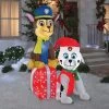 Gemmy Decorations & Props PAW Patrol - Christmas Present 7 Ft Christmas Yard Decoration