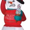 Gemmy Airblown Shivering Snowman 2 Gemmy Airblown Shivering Snowman
