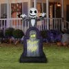 Gemmy Nightmare Before Christmas - Jack Skellingto Grave Popup 6ft Airblown Yard Decoration