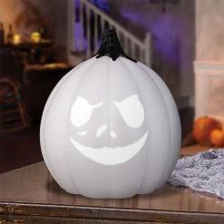 Gemmy 10" Pumpkin Singing Jack Skellington Decor Decorations & Props