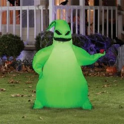 Gemmy Decorations & Props Nightmare Before Christmas, Green Oogie Boogie 3ft Airblown Yard Deoration