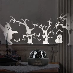 Gemmy ShadowLights™ Tree And Ghosts Decoration Decorations & Props