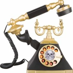Gemmy 8" Tabletop Telephone Lifting Spooky Handle 5 Gemmy 8