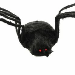Fun World Large Spider Black Furry 80 Inches