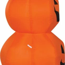 Gemmy 42" Airblown Pumpkin Duo Stack LED Inflatable Yard Lawn Decoration 7 Gemmy 42