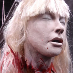 Distortions Blonde Debbie's Cut Off Severed Woman's Head Prop