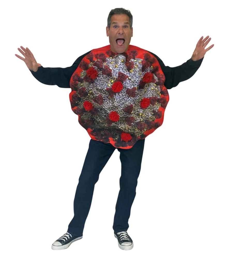 Rasta Imposta Covid Germ Adult Costume 3 Rasta Imposta Covid Germ Adult Costume