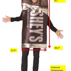 Rasta Imposta Hershey's Chocolate Bar Costume, Adult