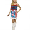 Rasta Imposta Icee Swirl Dress Teen Costume Costumes