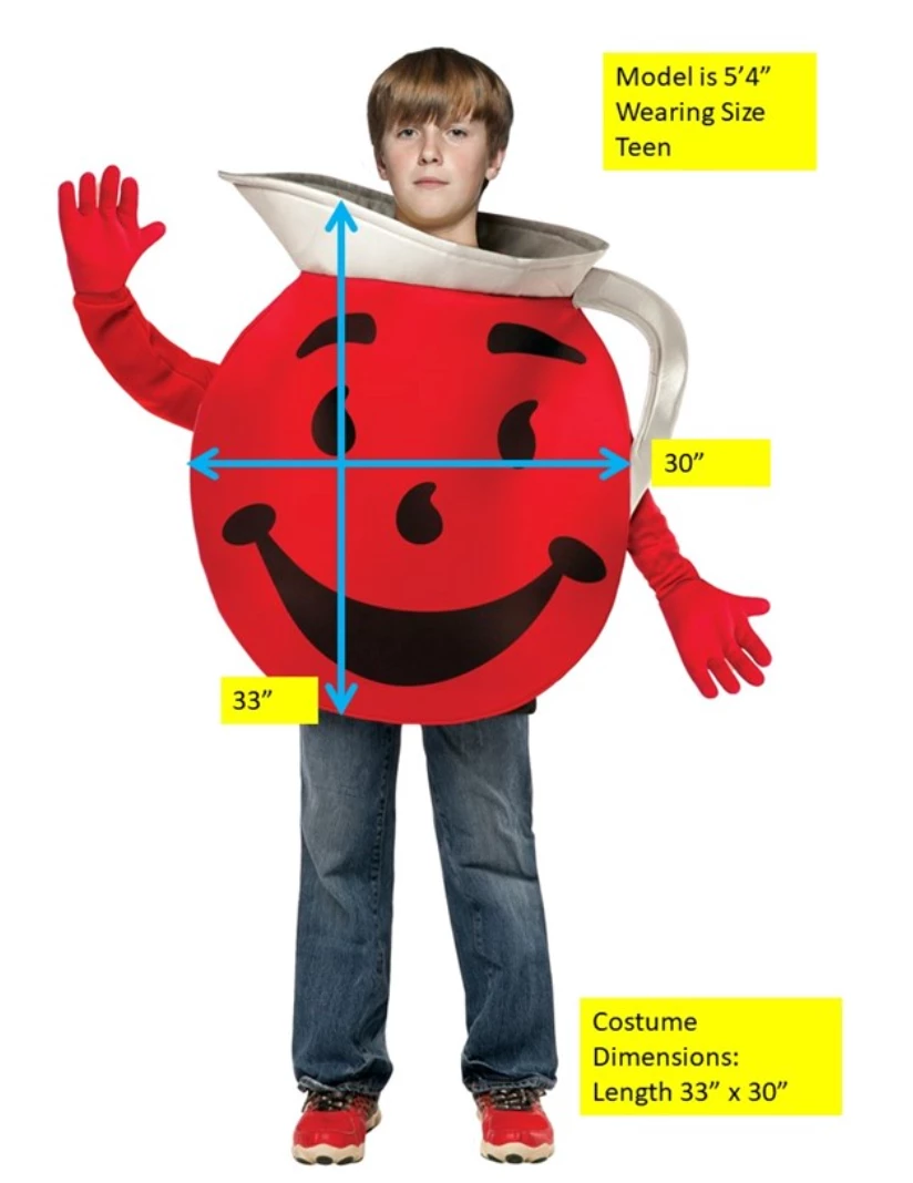 Rasta Imposta Kool Aid Guy Teen Child Costume Costumes 4 Rasta Imposta Kool Aid Guy Teen Child Costume Costumes