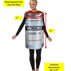 Rasta Imposta Vaccine Bottle Covid 19 Adult Costume 5 Rasta Imposta Vaccine Bottle Covid 19 Adult Costume