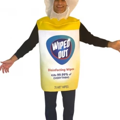Rasta Imposta Wiped Out! Disinfecting Sanitizer Wipes Costume, Adult