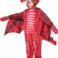 Underwraps Child & Toddler Red Dragon Costume