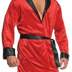 Underwraps Costumes Men's Red Smoking Jacket